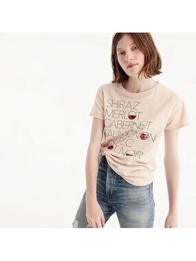 J. Crew Collector Wine T-shirt size M